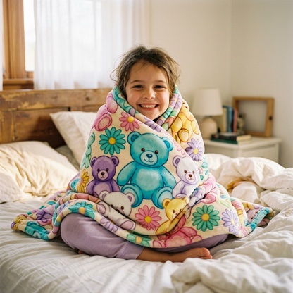 Teddy bear bedsheet