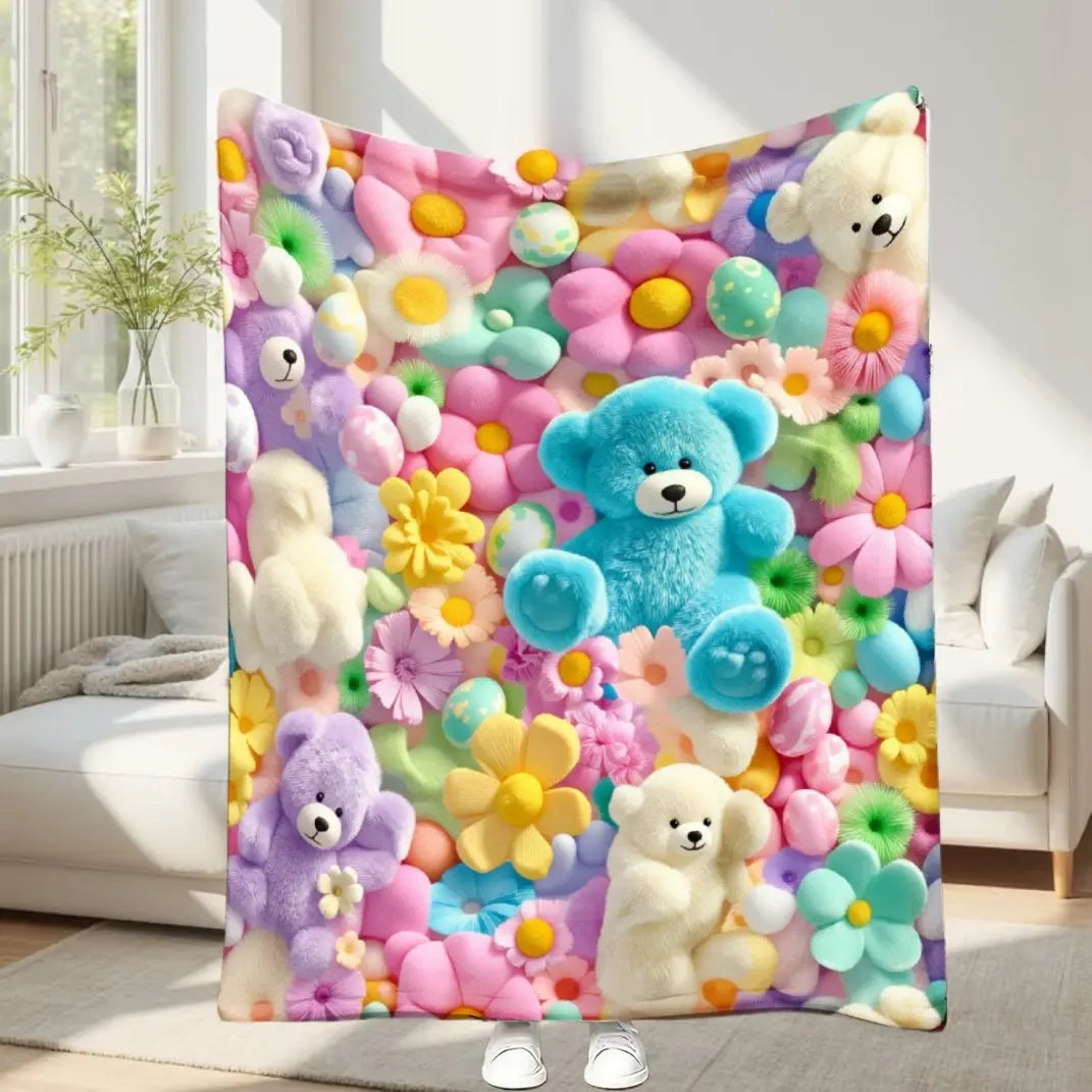 Teddy bear bedsheet