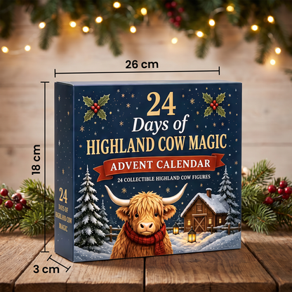 Solrus™ Highland cow advent calendar